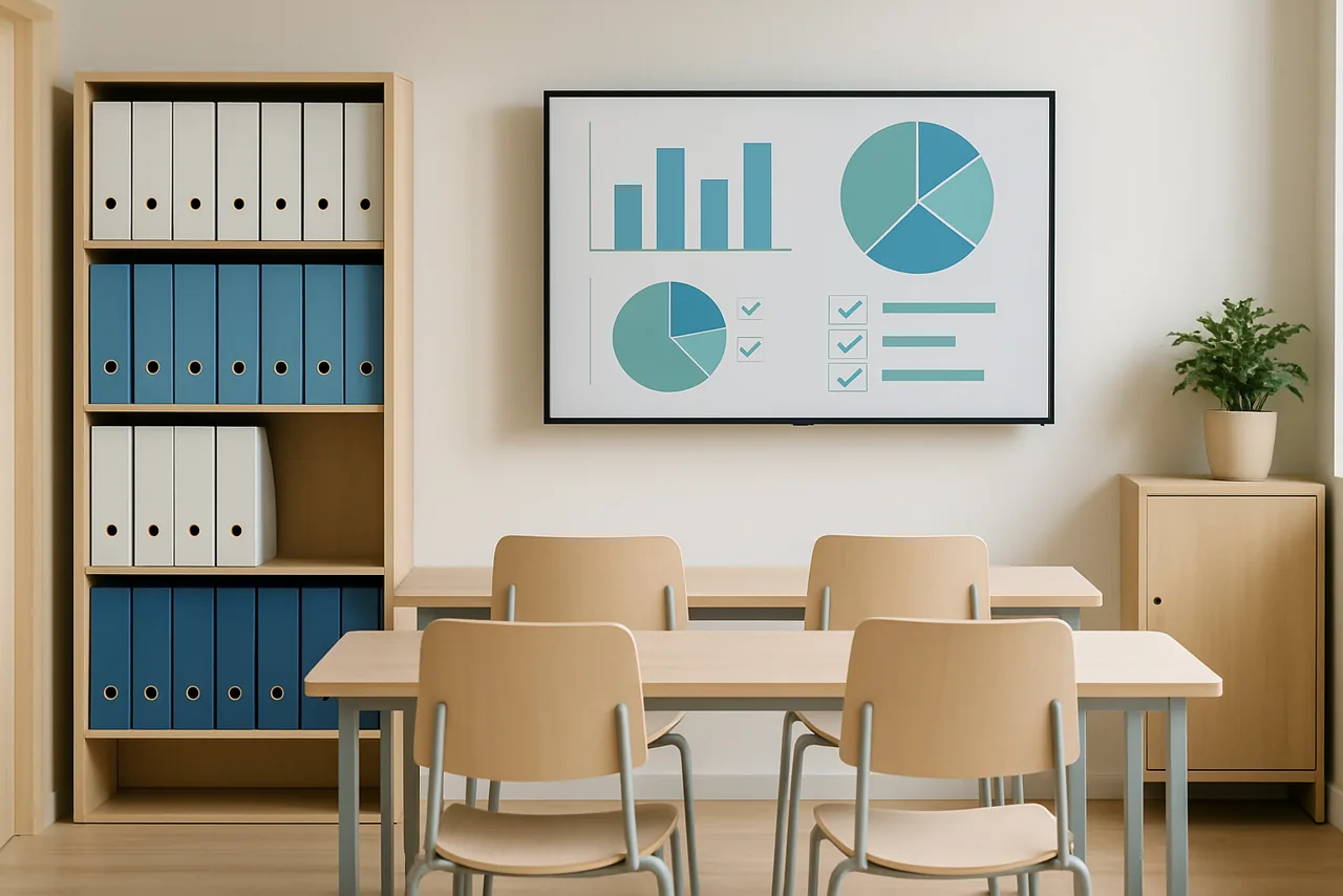Tableau de ventilation des produits et des heures-stagiaires d'un organisme de formation