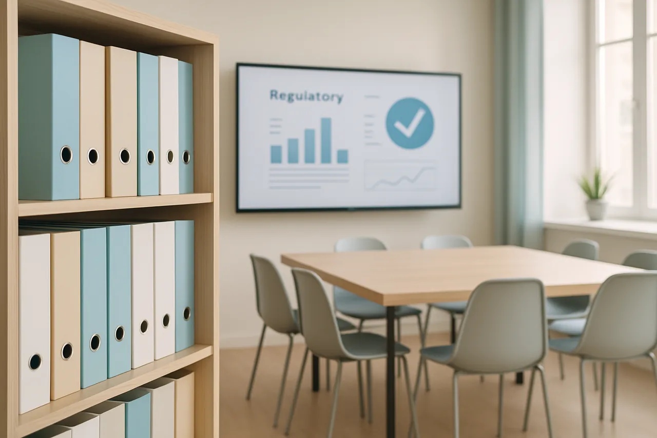 Modèle de tableau de bord de veille réglementaire à sept colonnes pour organisme de formation